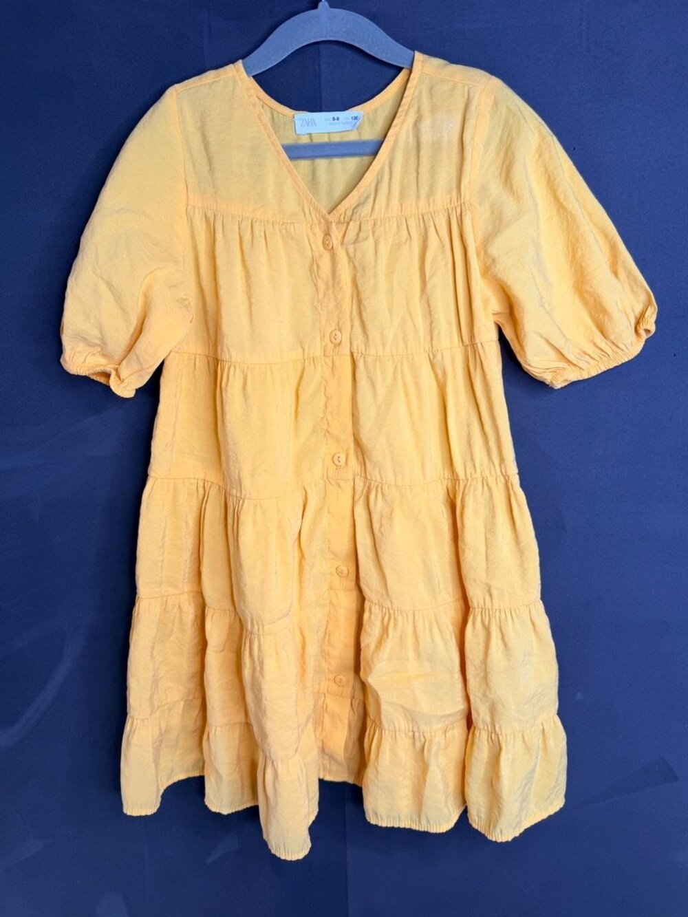 ZARA Girls Sz 8-9 Beautiful Summer Dress in Yellow